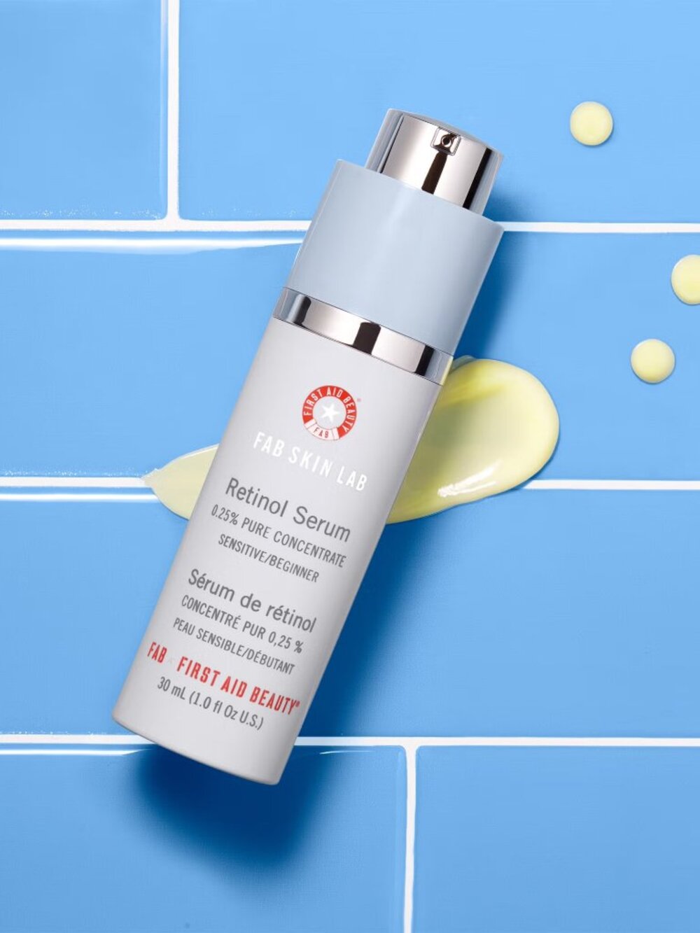 First Aid Beauty FAB Skin Lab Retinol Serum 0.25 Pure Concentrate 1 fl oz